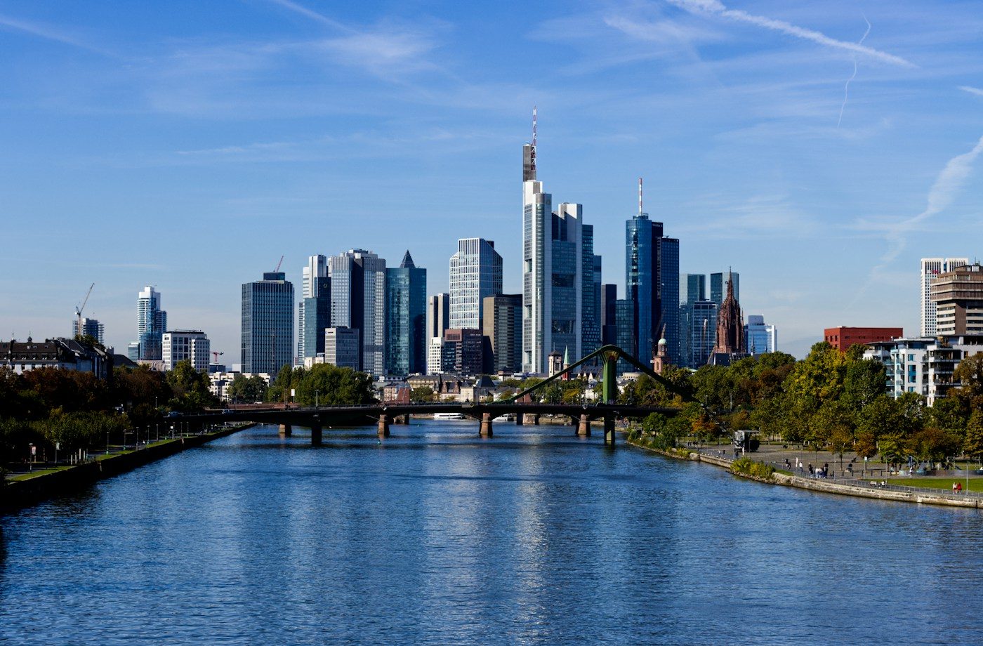 Frankfurter Skyline am Main