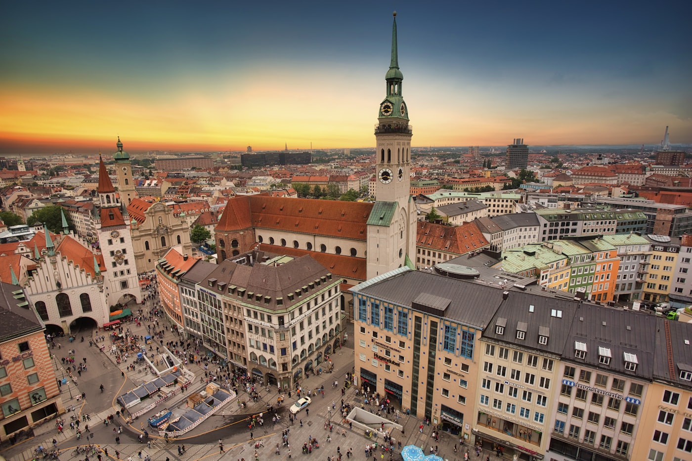 München – Frauenkirche und Marienplatz